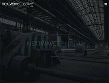 Tablet Screenshot of nextwavecreative.com